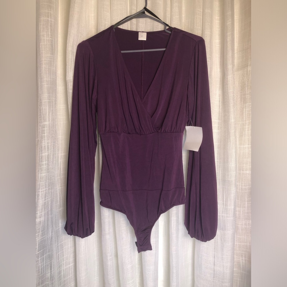 VENUS Purple Women's Bodysuit NWOT XS